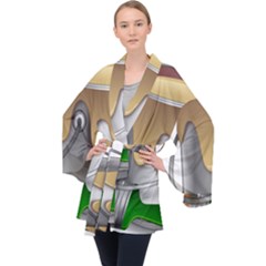 Paint Color Brush Painter Bucket Velvet Kimono Robe