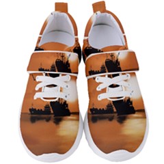 Digital Art Artwork Ship Boats Sea Women s Velcro Strap Shoes by Wegoenart