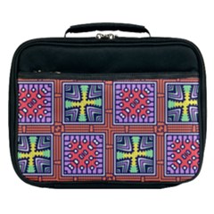 Shapes In Squares Pattern                       Lunch Bag