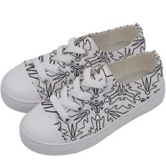 Pattern Design Pretty Cool Art Kids  Low Top Canvas Sneakers by Wegoenart