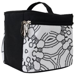 Pattern Design Pretty Cool Art Make Up Travel Bag (big) by Wegoenart