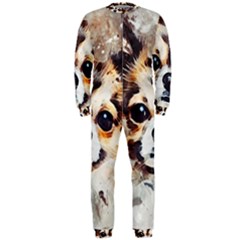 Chihuahua Dog Cute Pets Small Onepiece Jumpsuit (men)  by Wegoenart