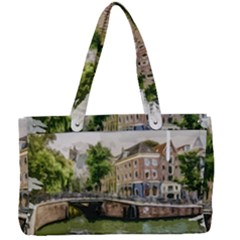 Amsterdam Holland Canal River Canvas Work Bag