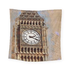 Big Ben London Wes Ben Big Square Tapestry (small) by Wegoenart