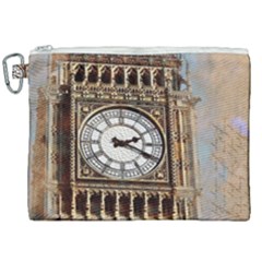 Big Ben London Wes Ben Big Canvas Cosmetic Bag (xxl) by Wegoenart