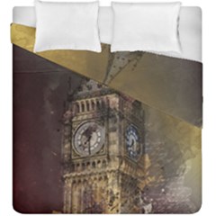 London Big Ben Building Duvet Cover Double Side (king Size) by Wegoenart