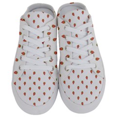 Cartoon Style Strawberry Pattern Half Slippers by dflcprintsclothing