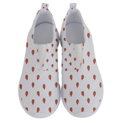 Cartoon Style Strawberry Pattern No Lace Lightweight Shoes by dflcprintsclothing