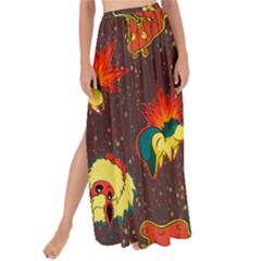 Fire Type Maxi Chiffon Tie-up Sarong by Mezalola