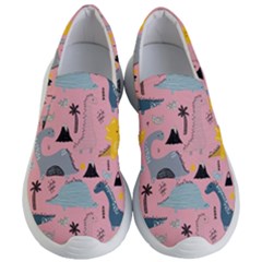 dinosaurs pattern Women s Lightweight Slip Ons