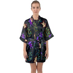 Mimi Quarter Sleeve Kimono Robe