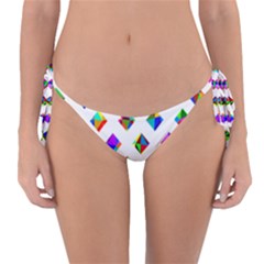 Rainbow Lattice Reversible Bikini Bottom by Mariart