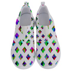 Rainbow Lattice No Lace Lightweight Shoes by Mariart