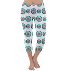 Christmas Decoration Colorful Capri Winter Leggings 