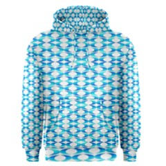 Fabric Geometric Aqua Crescents Men s Pullover Hoodie