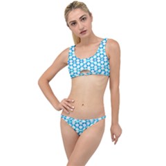 Fabric Geometric Aqua Crescents The Little Details Bikini Set