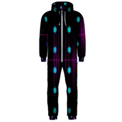 Sound Wave Frequency Hooded Jumpsuit (men) 