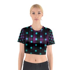 Sound Wave Frequency Cotton Crop Top