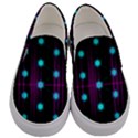 Sound Wave Frequency Men s Canvas Slip Ons View1