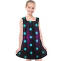 Sound Wave Frequency Kids  Cross Back Dress View1