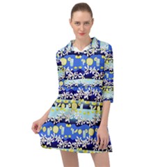 Lemonade Pattern Mini Skater Shirt Dress by bloomingvinedesign