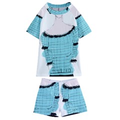 Elissa Kids  Swim Tee And Shorts Set