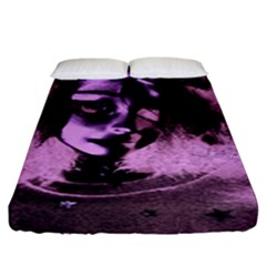 Sad Doll Pink Glow Fitted Sheet (king Size) by snowwhitegirl