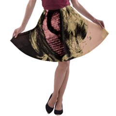 Ghostly Doll A-line Skater Skirt