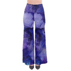 Blue Purple Ink                       Women s Chic Palazzo Pants by LalyLauraFLM