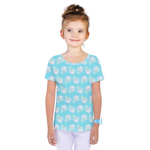 Glitched Candy Skulls Kids  One Piece Tee by VeataAtticus