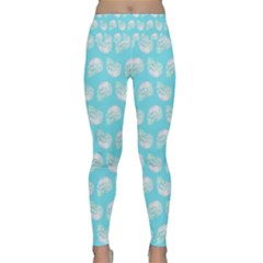 Glitched Candy Skulls Lightweight Velour Classic Yoga Leggings by VeataAtticus