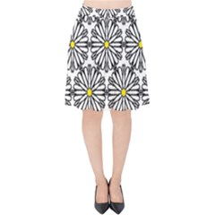 Hello Daisy Velvet High Waist Skirt by VeataAtticus