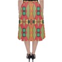 Pattern Orange Green African Classic Midi Skirt View2