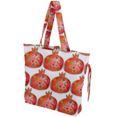 Seamless Repeating Tiling Tileable Drawstring Tote Bag by Wegoenart