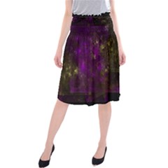 Apophysis Attractor Colours Digital Midi Beach Skirt by Wegoenart