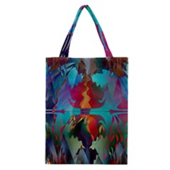 Background Sci Fi Fantasy Colorful Classic Tote Bag by Wegoenart