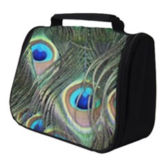 Peacock Feathers Peacock Bird Full Print Travel Pouch (small)