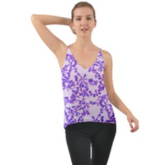 Lavender Floral     Chiffon Cami by 1dsign