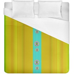Colors And Flowers Duvet Cover (king Size) by pepitasart