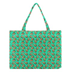 Tropical Aqua Avocadoes Medium Tote Bag by snowwhitegirl