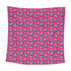 Tropical Pink Avocadoes Square Tapestry (large)