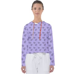 Zodiac Bat Lilac Women s Slouchy Sweat by snowwhitegirl