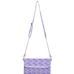 Zodiac Bat Lilac Mini Crossbody Handbag by snowwhitegirl