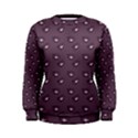 Zodiac Bat Pink Grey Women s Sweatshirt View1