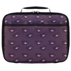 Zodiac Bat Pink Grey Full Print Lunch Bag by snowwhitegirl