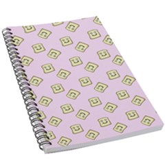 Happy Toast Pink 5 5  X 8 5  Notebook by snowwhitegirl