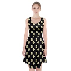 Happy Toast Black Racerback Midi Dress