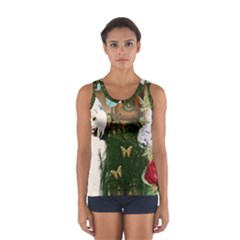 Vintage Llorona Collage Sport Tank Top  by snowwhitegirl