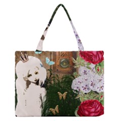 Vintage Llorona Collage Zipper Medium Tote Bag by snowwhitegirl