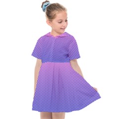 Dot Background Pattern Halftone Kids  Sailor Dress